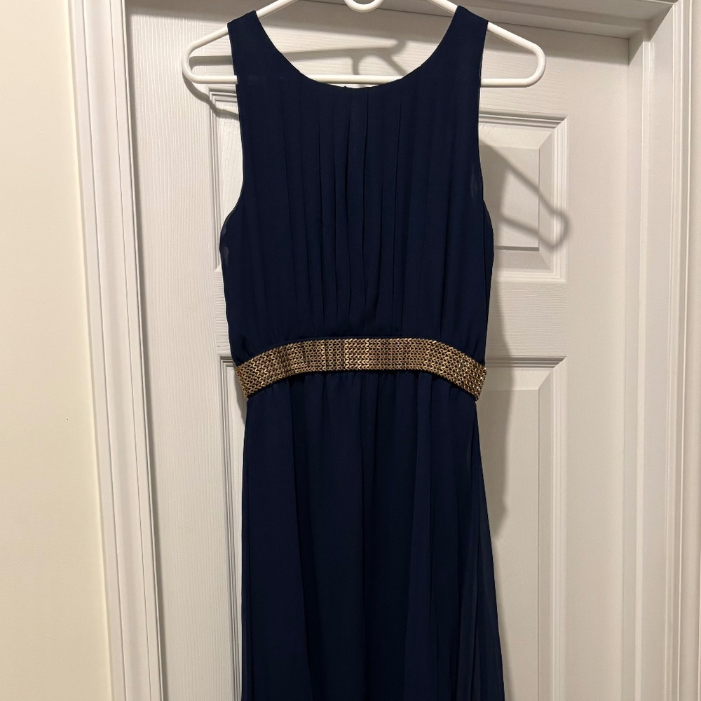 Navy Maxi Formal Dress